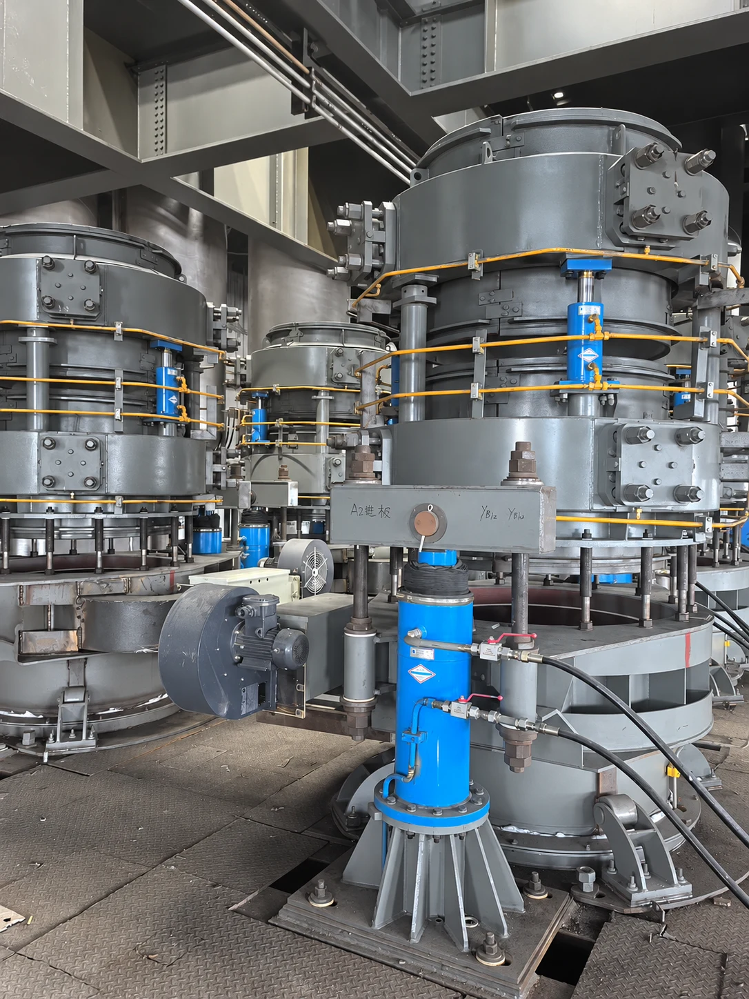 Furnace installation — mechanical assembly