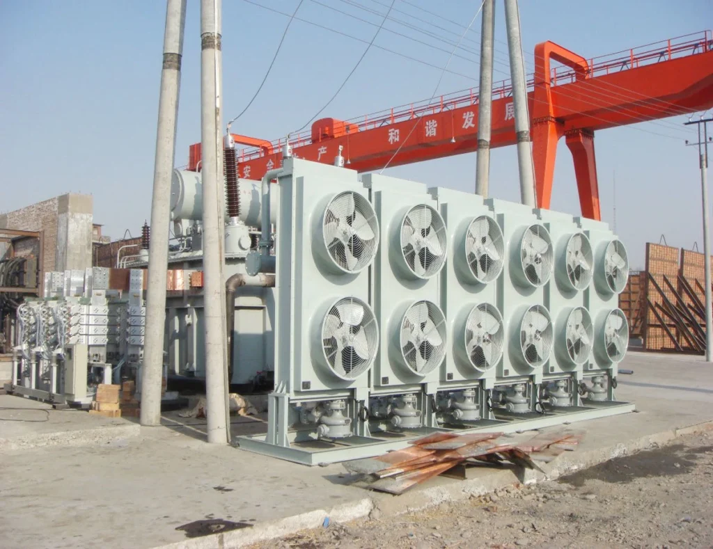 Outdoor industrial electrical installation