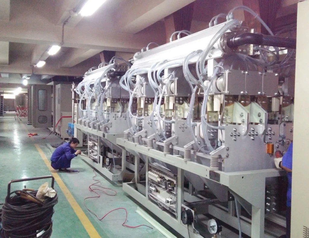 Rectifier equipment and on-site work