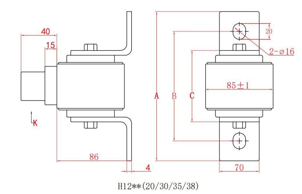 RS9-H1220 系列外形尺寸图